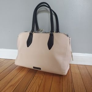 Olivia + Joy Light Pink Purse w/ Snakeskin Accents